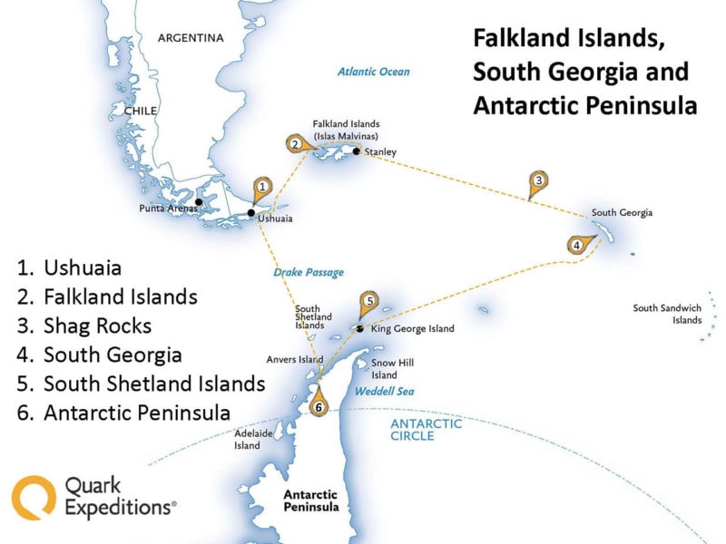 Antarctica Map