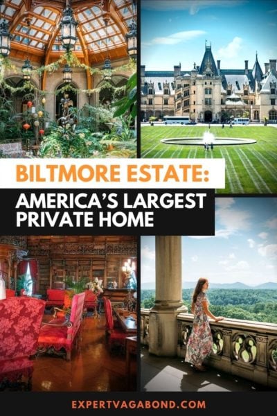 The Biltmore estate: Visiting Americas largest private home. Discover what to do at the estate. #Asheville #Biltmoreestate #Northcarolina