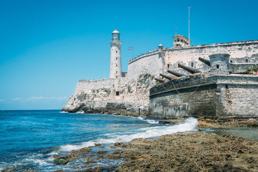 Visiting El Morro Castle in Havana