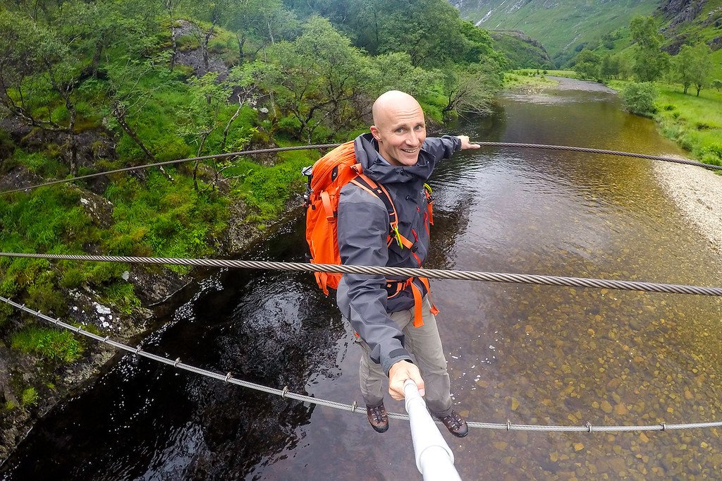 Wire Bridge in the Highlands