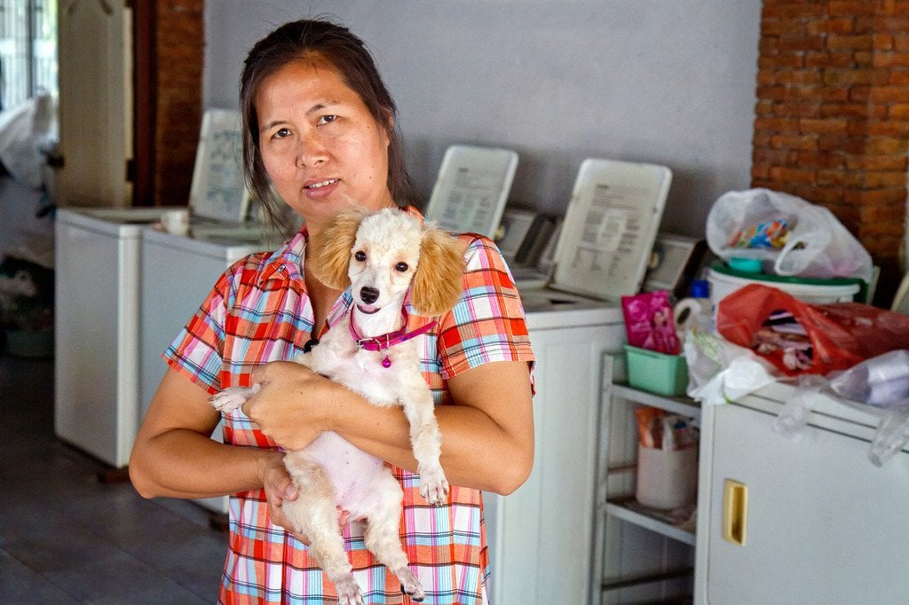 Laundry Lady in Thailand