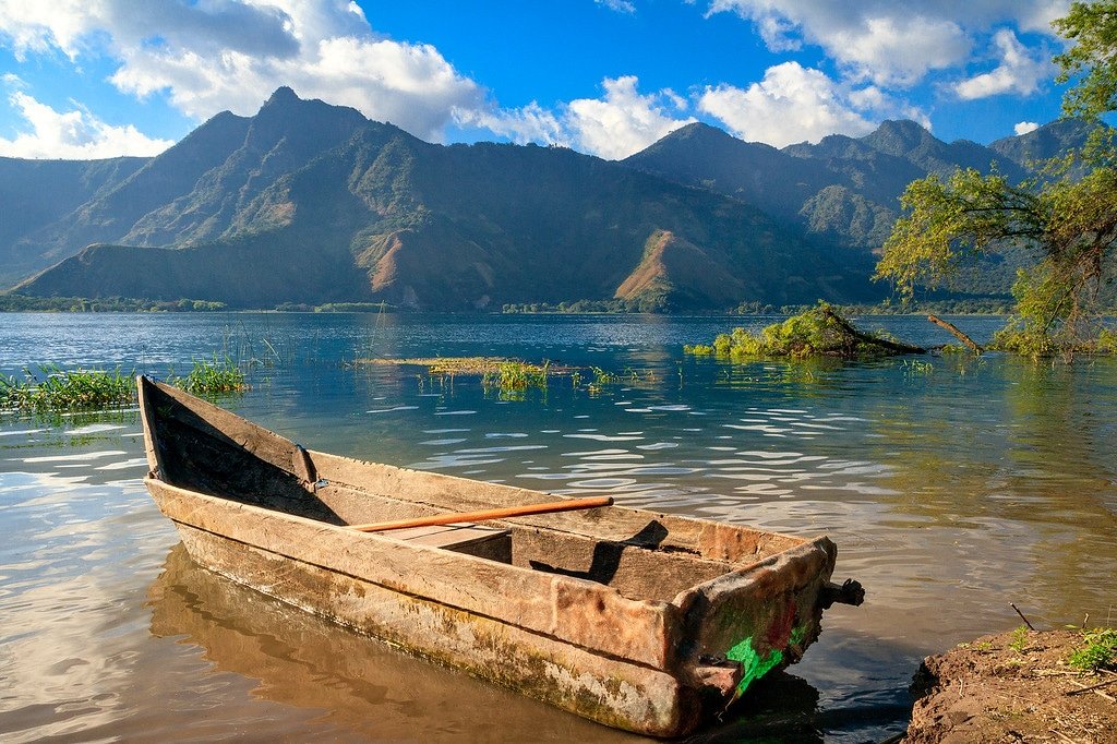 Lake Atitlan Canoe