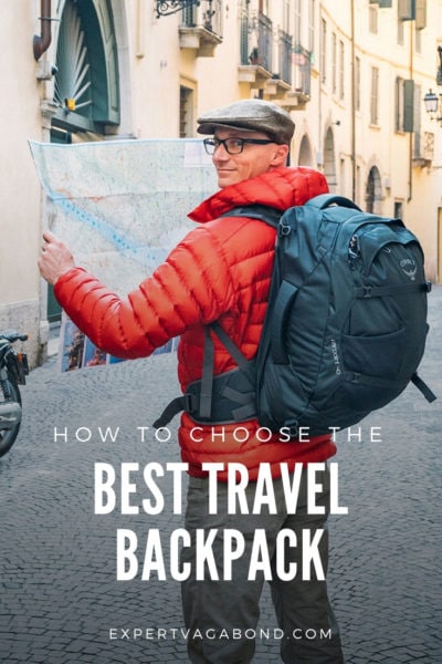 Learn how to choose the best backpack for traveling. A travel backpack review guide. #travel #backpacking #travelbackpack #travelgear