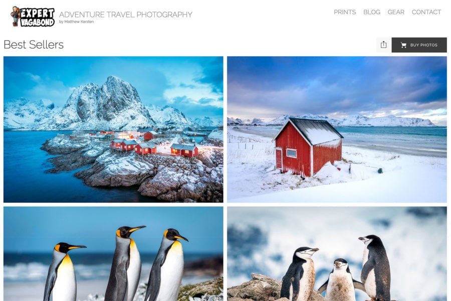 Travel Photography Website