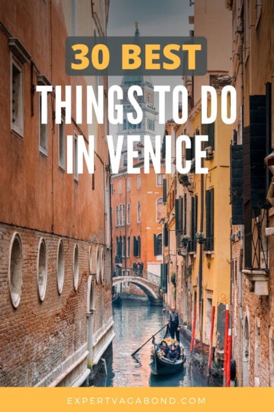 The best things to do in Venice, Italy! Wander St. Mark’s Square, check out a hidden book store, ride a gondola on the canals, catch a Venetian sunset, and more. Some travel inspiration for planning your trip to Venice. #Venice #Italy