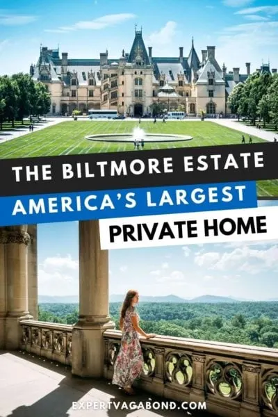 The Biltmore estate: Visiting Americas largest private home. Discover what to do at the estate. #Asheville #Biltmoreestate #Northcarolina