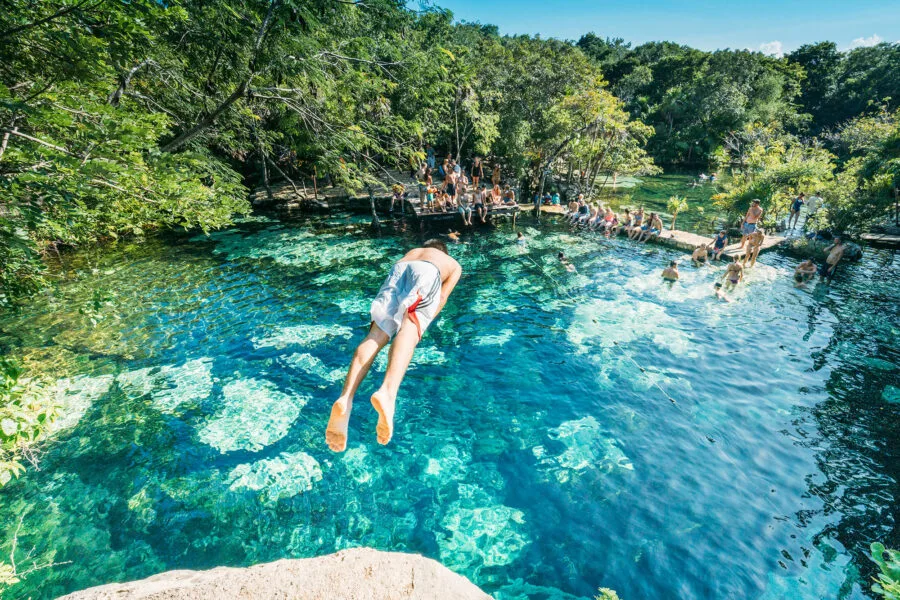 Cenote Near Playa Del Carmen