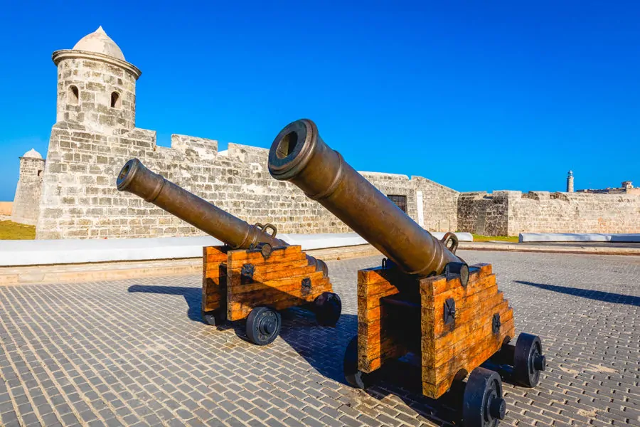 Havana Cannon Shot at Fort San Carlos