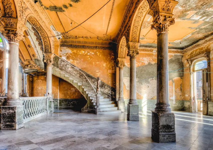 The Staircase at La Guarida Restaurant