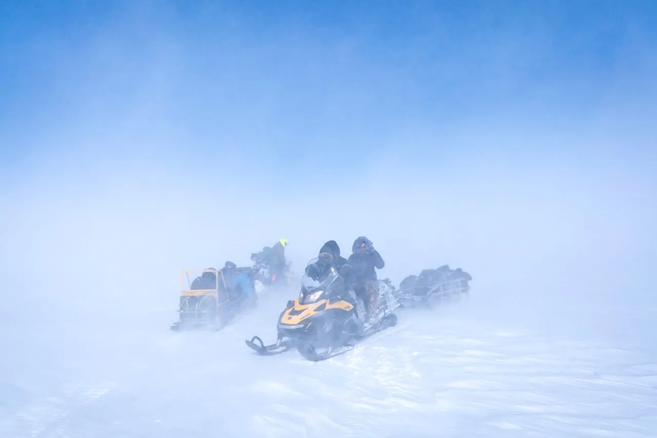 Snowmobiling on the Alpine Tundra