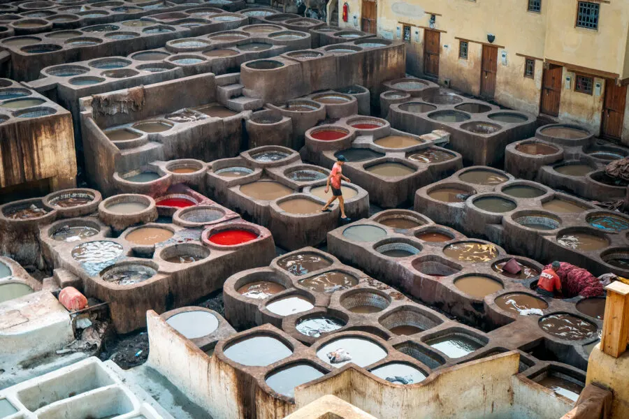 Leather Tannery in Morocco