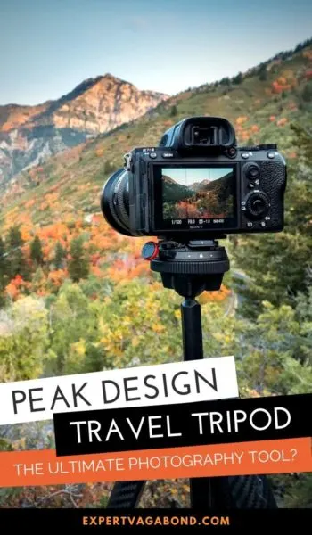 Peak Design travel tripod Review. Discover the good and bad things about this tripod.  #Traveltripod #Tripodreview #Peakdesign