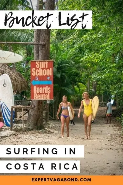 Surfing road trip in Costa Rica.